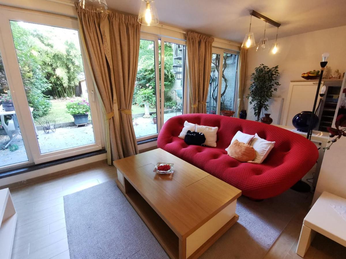 Le Divan Rouge apartement, next Atomium&Expo Brussel Bagian luar foto