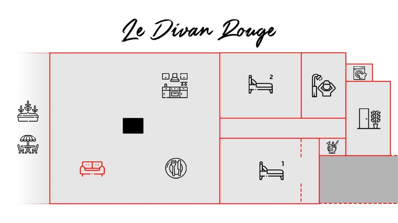 Le Divan Rouge apartement, next Atomium&Expo Brussel Bagian luar foto